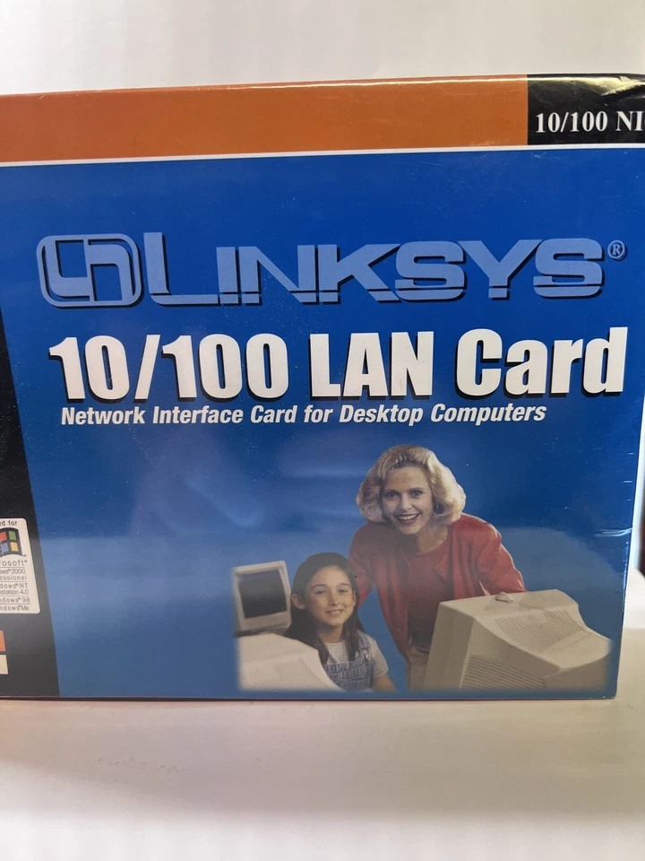 Linksys Ether Fast 10/100 LAN Card LNE100TX ver. 5.1 Performance Microsoft New - Image 2 of 4