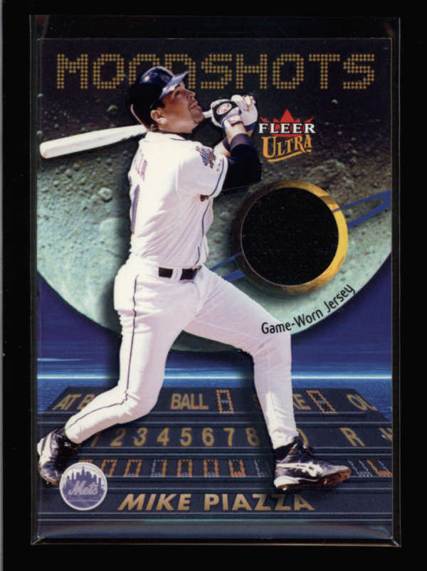 MIKE PIAZZA 2003 FLEER ULTRA MOONSHOTS GAME USED WORN JERSEY