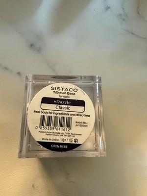 Sistaco Mineral Bond Nail Color Dazzle Blue New Sealed