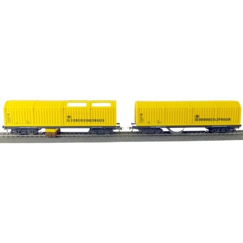 Lux Modellbau 9630 2er Set 8830+9130 Gleisstaubsaugerwagen H0 + Neu | Condition: Neu