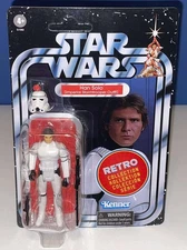2025 STAR WARS Retro Collection HAN SOLO Imperial Stormtrooper Outfit Figure MOC