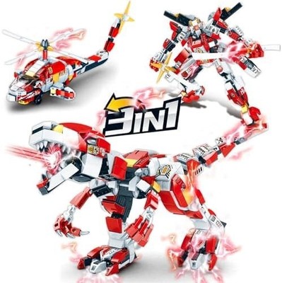 Robot Toys for Kids Building Set, 520 PCS App & Remote Control Robotics Kit,
