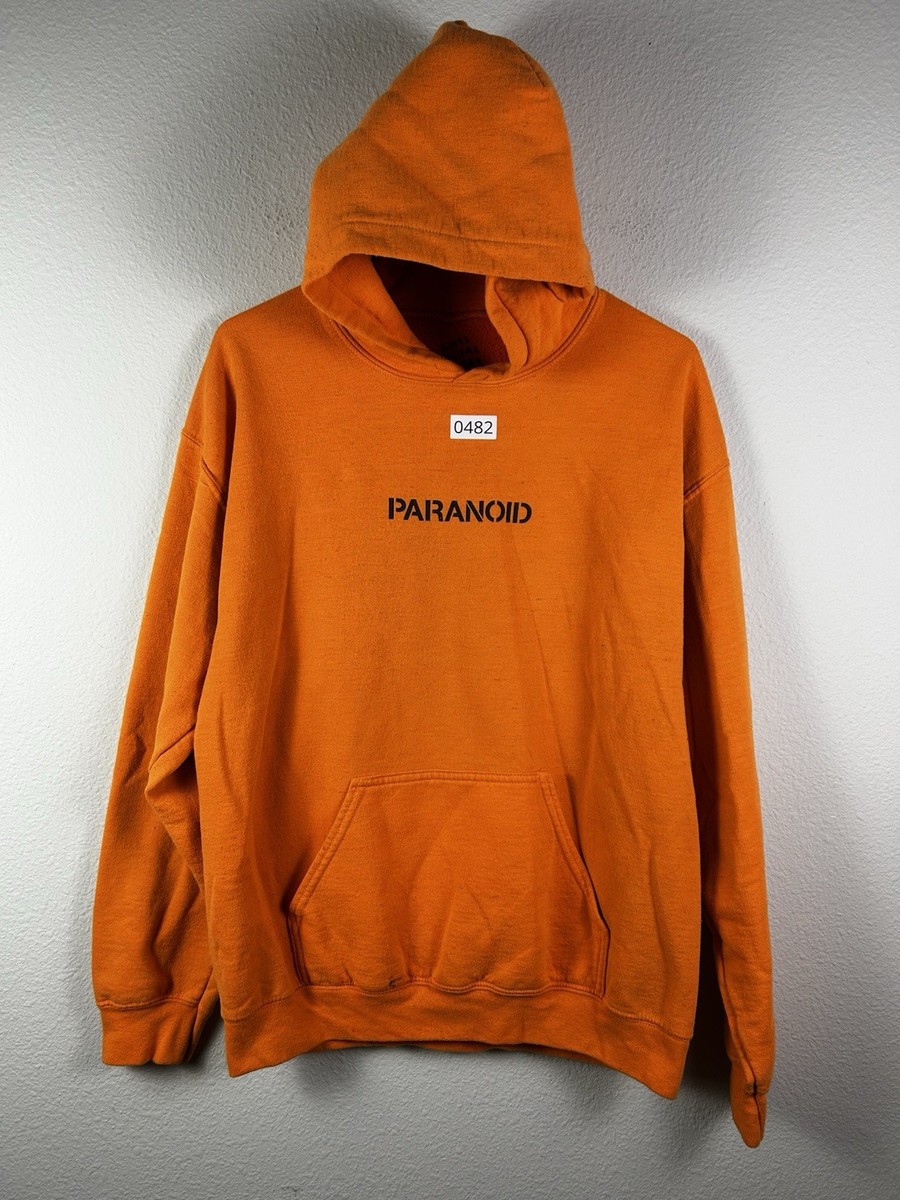 Anti Social Social Club x Undefeated Paranoid Orange Med Hoodie