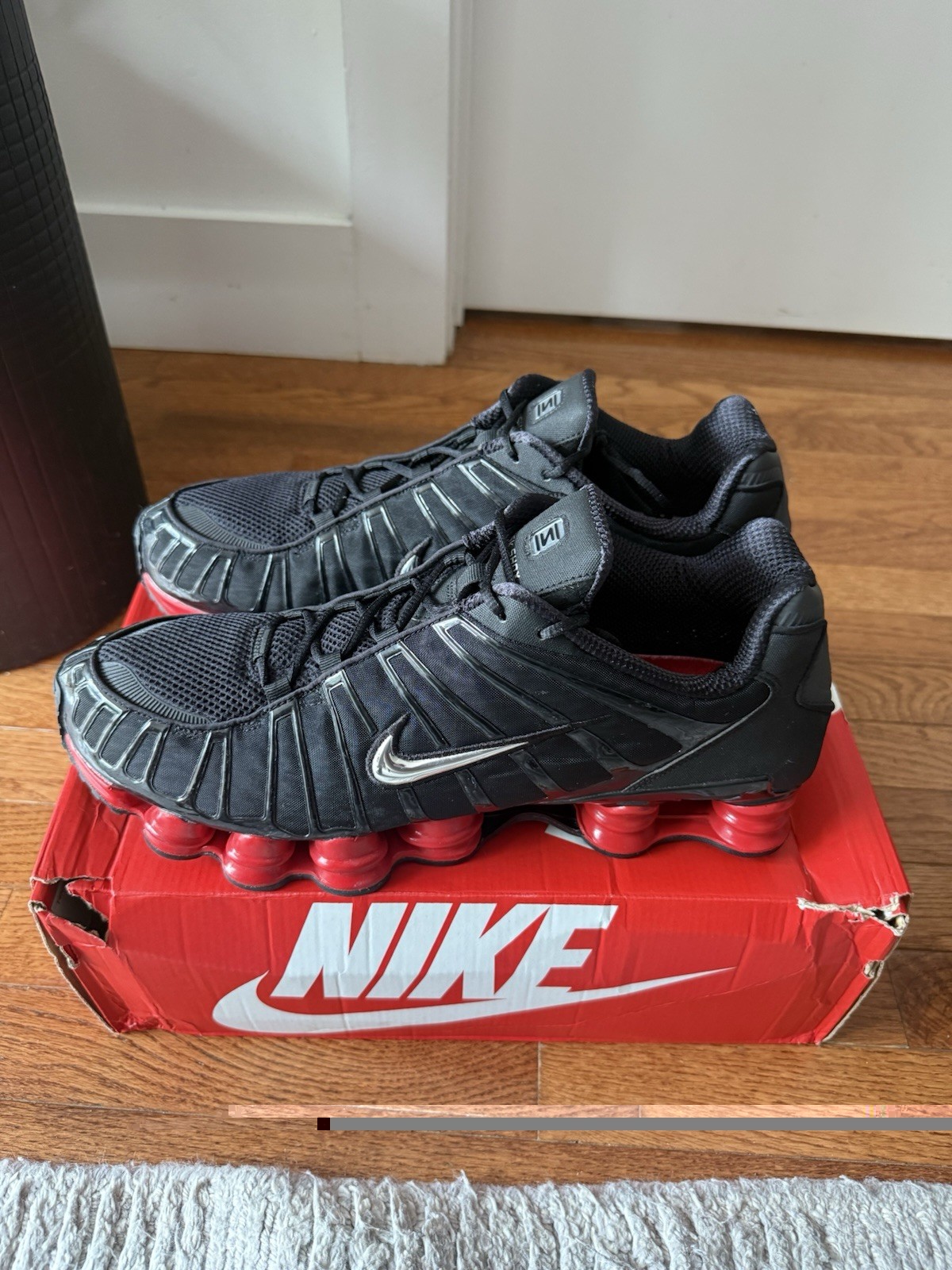 Nike Shox X Skepta TL Black Rare Size 15 image 5