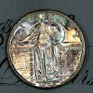 1926 D PRISTINE GEM BU MS STANDING LIBERTY QUARTER FROM COLLECTION