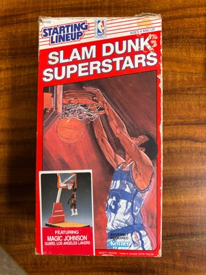 1989 Starting Lineup Magic Johnson Slam Dunk Superstars Red Box 