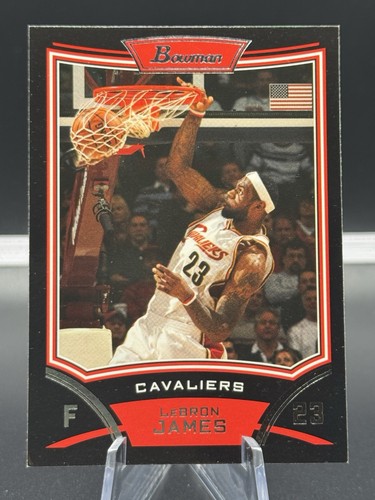 2008-09 Bowman Draft Picks & Stars LeBron James #3 Basketball Card