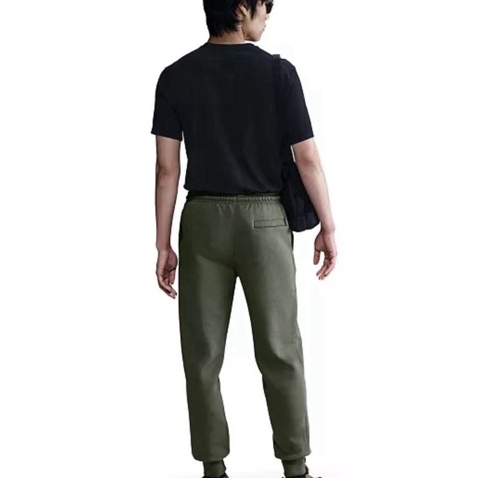 Calça jogger masculina Nike Sportswear clube lã verde tamanho médio M BV2737-326 - Imagem 4 de 4