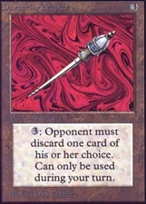 1 x Disrupting Scepter - Unlimited - Moderate Play - MTG