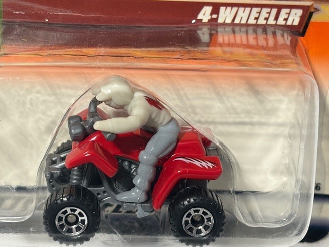 Matchbox #63 4-Wheeler ATV, Red, 1/64, NIB