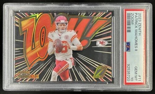 2023 Panini Zenith Patrick Mahomes II Zoom! #11 Chiefs PSA 10