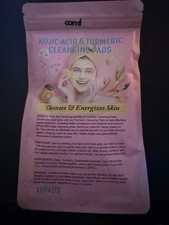 40pcs Turmeric Cleansing Pads - Turmeric Face Pads for Dark Spots, Acne, Pores.