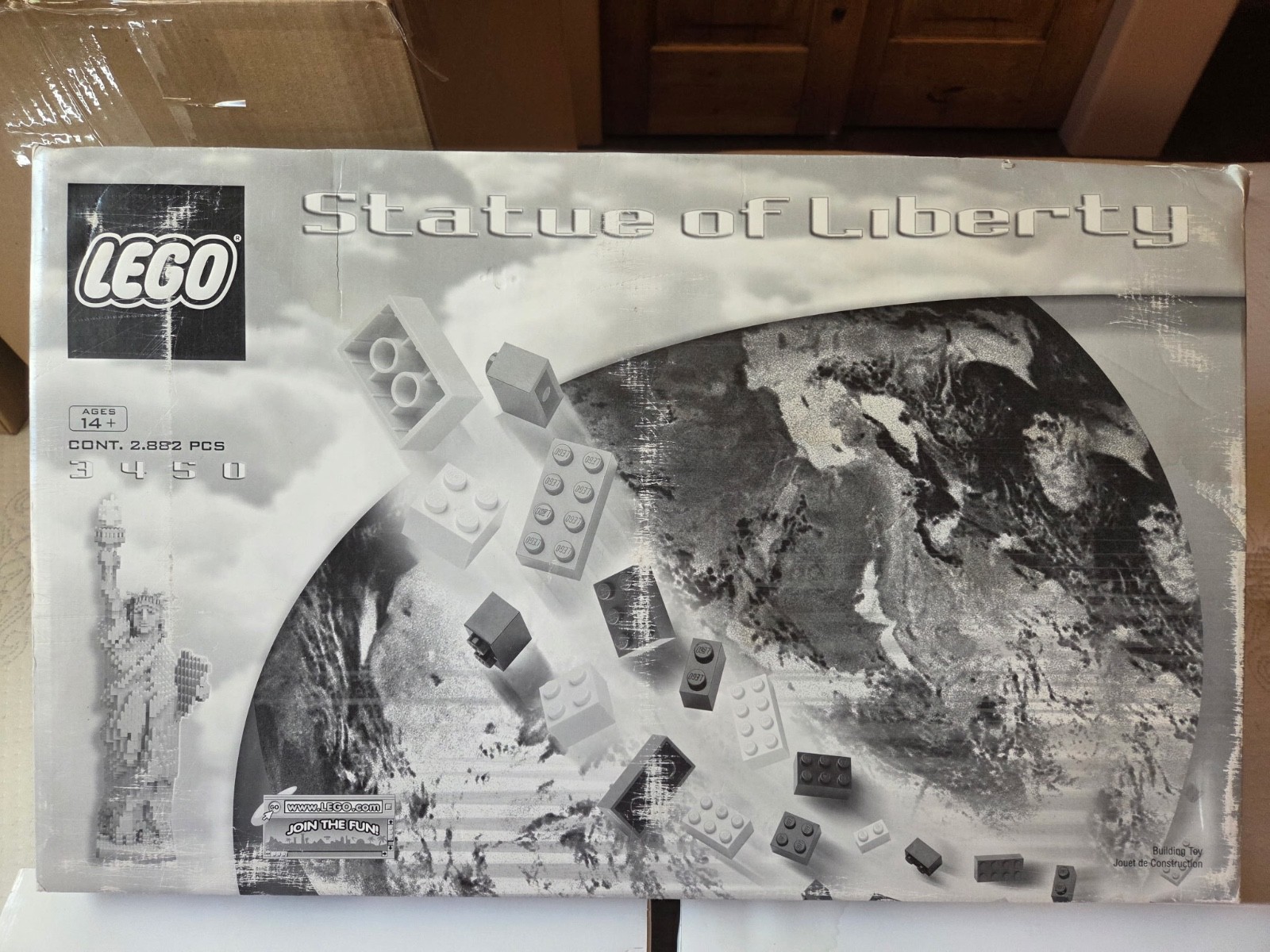 LEGO #3450 Statue of Liberty with Manual - COMPLETE, RARE, UNOPENED PACKAGES