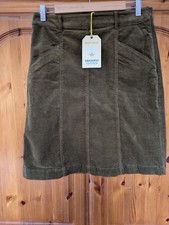 White Stuff Cord Lined Skirt Size 10