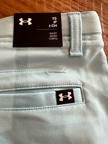 Under ArmourYouth Boys Size 8 Or YS Match Play Golf Loose Fit Tan Color - Picture 4 of 8