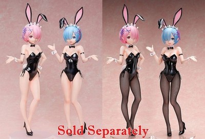 FREEing Re:ZERO '' Ram / Rem : Bunny ver. 2nd '' 1/4 Big Scale Figure Bare Leg