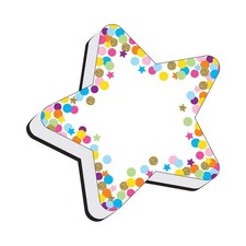 Ashley Star Confetti Magnetic Whiteboard Eraser ASH 09990 