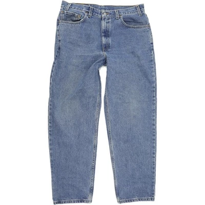 Levi's 550 Made in USA Homme Bleu Straight Relaxed Mom Jeans W36 L30 (72956) - Photo 1/4