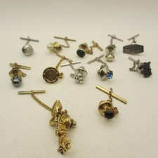 Vintage Tie Tack Clasp Lot