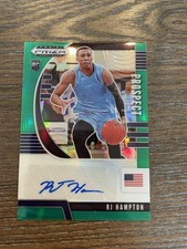 2020 Panini Prizm Draft #PA-RJ RJ Hampton Prospect Auto Green