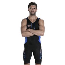 SPEEDO FASTSKIN TRIATHLON TRI SPEED SKIN RACE SUIT CYCLING SINGLET TRISUIT FS S