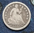 1853-P Seated Liberty Half Dime W/ Arrows 90% Silver Very Nice C7