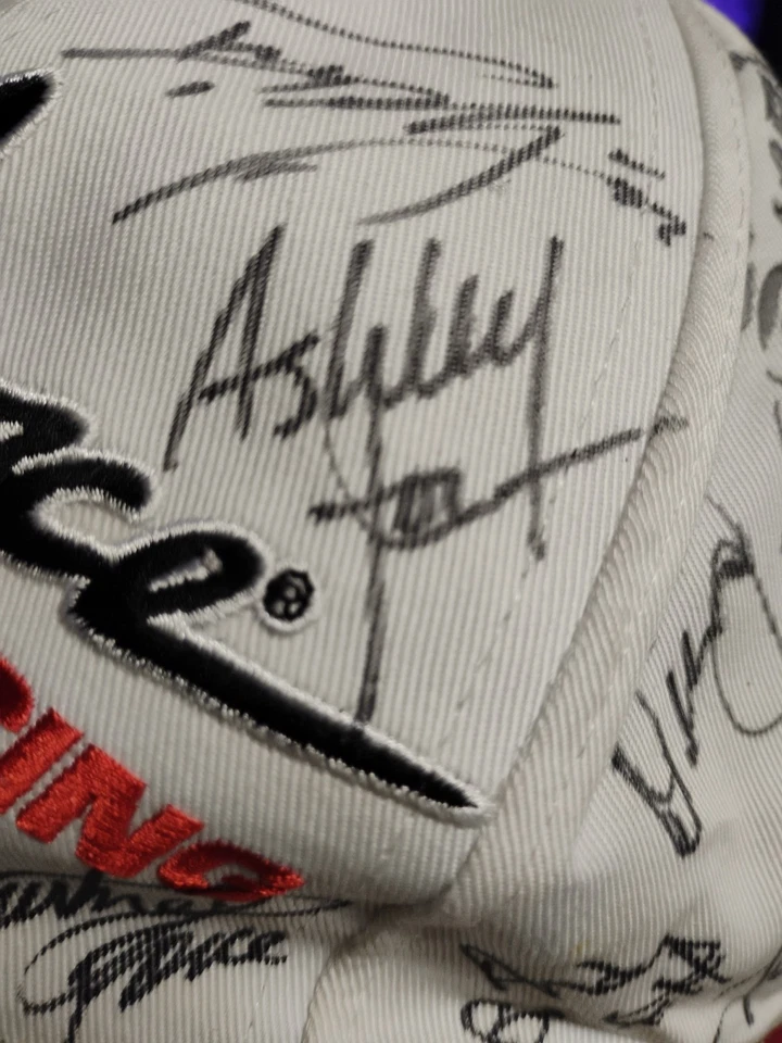 Sombrero Autografiado Drag Race Familia John Force Y Otros ¡Raro! ¡Increíble! Foto 3 de 4