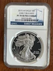 2015 W AMERICAN SILVER EAGLE NGC PF70 ULTRA CAMEO EARLY RELEASES