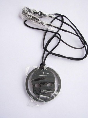 SWATCH BIJOUX BLACK SKULL JPB025-U 2011 PENDAGLIO COLLANA Halsketten / Anhänger 