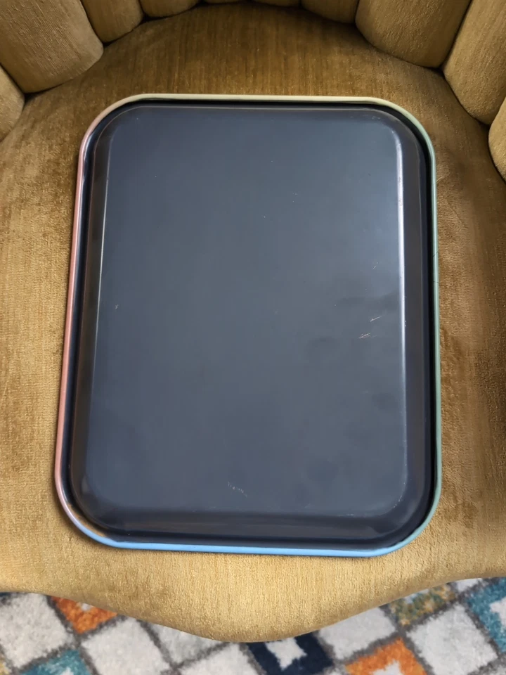 Vintage 1953 Coca Cola Menu Girl Thirst Knows No Season Metal Advertising Tray - Image 3 of 3