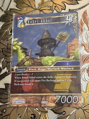 Final Fantasy TCG Robel-Akbel LB Rare Journey of Discovery 27-114R Normal