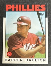 1986 Topps Darren Daulton Baseball Rookie Card (RC) #264 Phillies Catcher VG O/C. rookie card picture