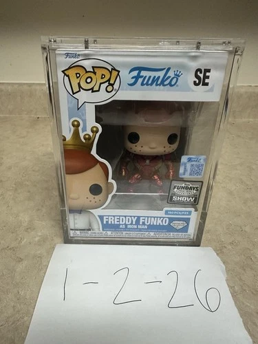 Funko Pop Freddy Funko Iron Man LE 150 Diamond Funko Fundays SHOW Exclusive