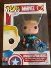 Funko Pop! Marvel Unmasked Captain America Comikaze Exclusive 06
