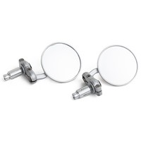 Paar Motorradspiegel Custom Chrom RüCkspiegel Roller Grosse Motorrad M10