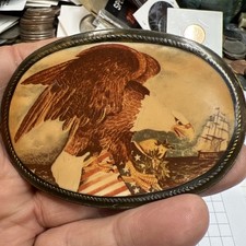 Patriotic Vintage American Eagle Belt Buckle Only - Free Shipping