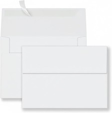 100 Pack A4 Envelopes,4x6 White Envelopes,Self Seal for Invitations, Weddings...