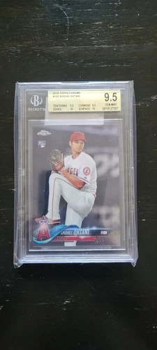 2018 TOPPS CHROME SHOHEI OHTANI #150 RC BGS 9.5 9.5/10/10 (BETTER THAN PSA 10)