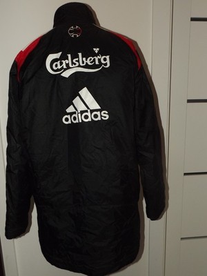 Vintage 2007-08 Liverpool Adidas Padded Bench Coat Size M