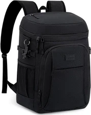 Tuwubi Cooler Backpack 35/42 Cans, Coolers Insulated Medium, Black 