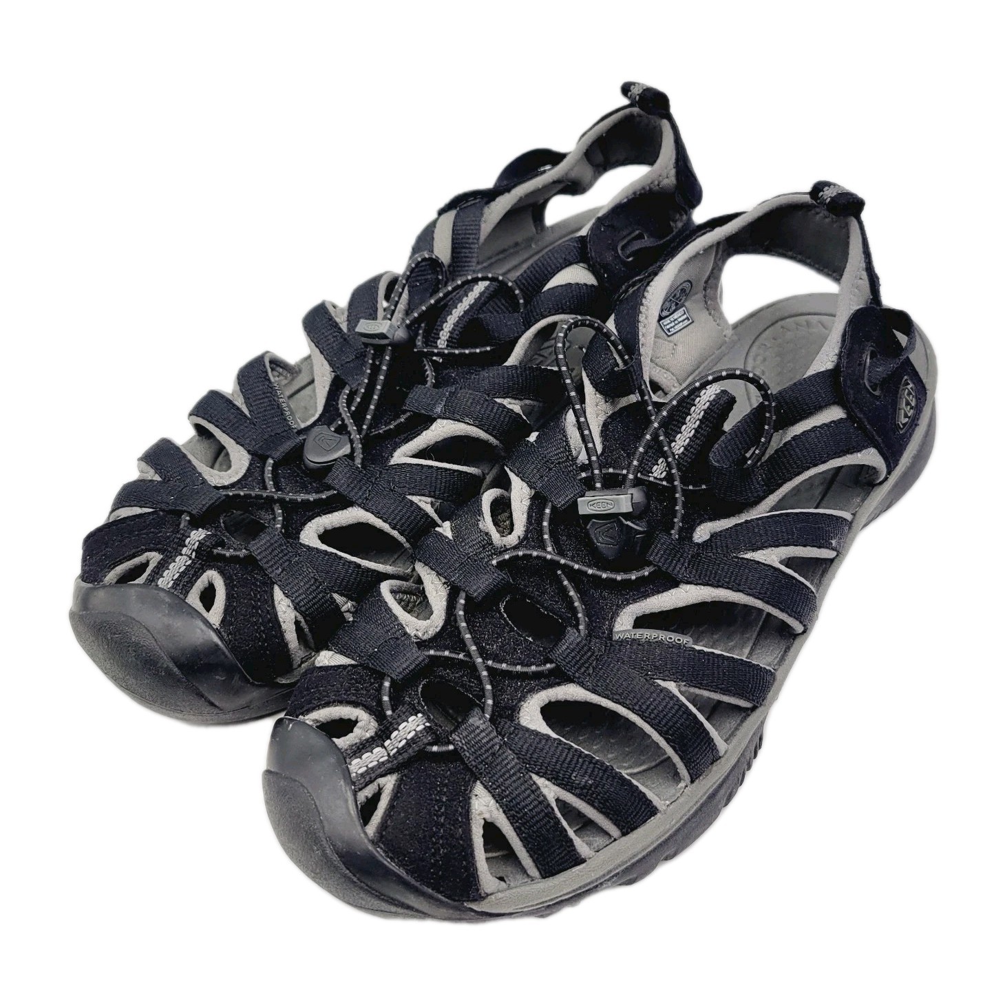 Keen Whisper Outdoor Donna Taglia 10 Coulisse Regolabile 1003709 Nero