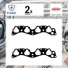2x ORIGINAL® Corteco Dichtung, Ansaugkrümmer für Honda CIVIC VI Hatchback