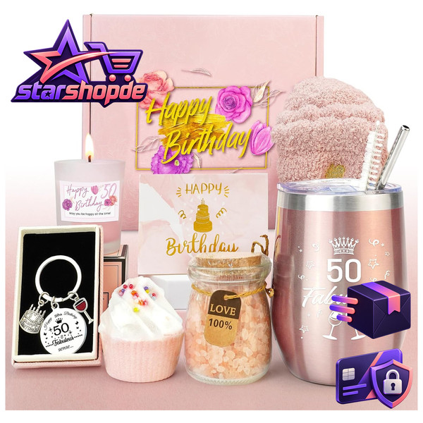 Geschenke FüR Frauen 50. Geburtstag Geschenkidee FüR JubiläUm Frauen-image