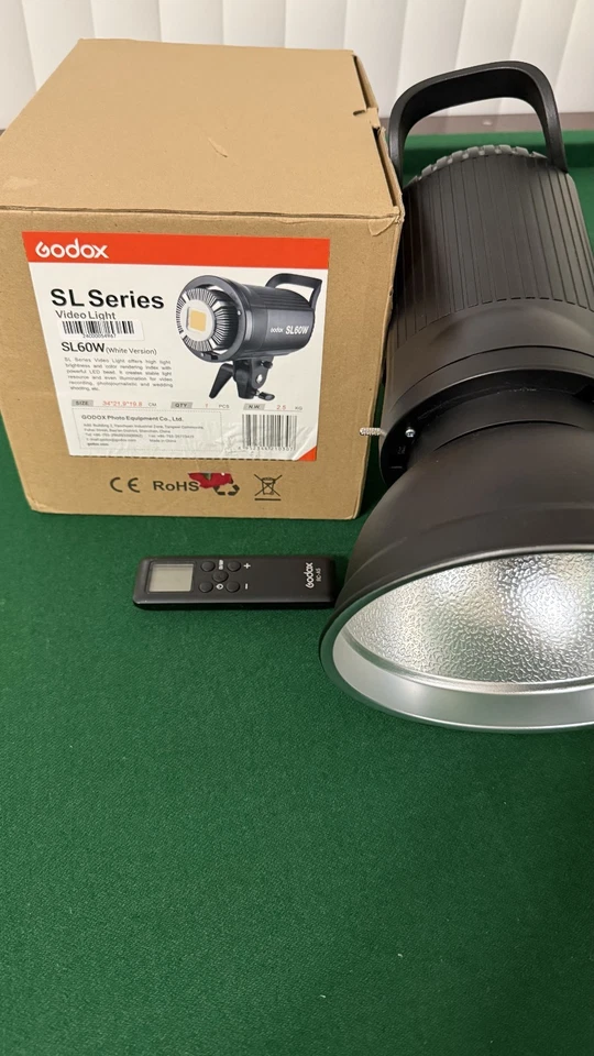 Godox SL-60W SL60W CRI95+Qa90 5600±300K Bowens Mount LED Video Light,433MHz Gro - Image 2 of 4