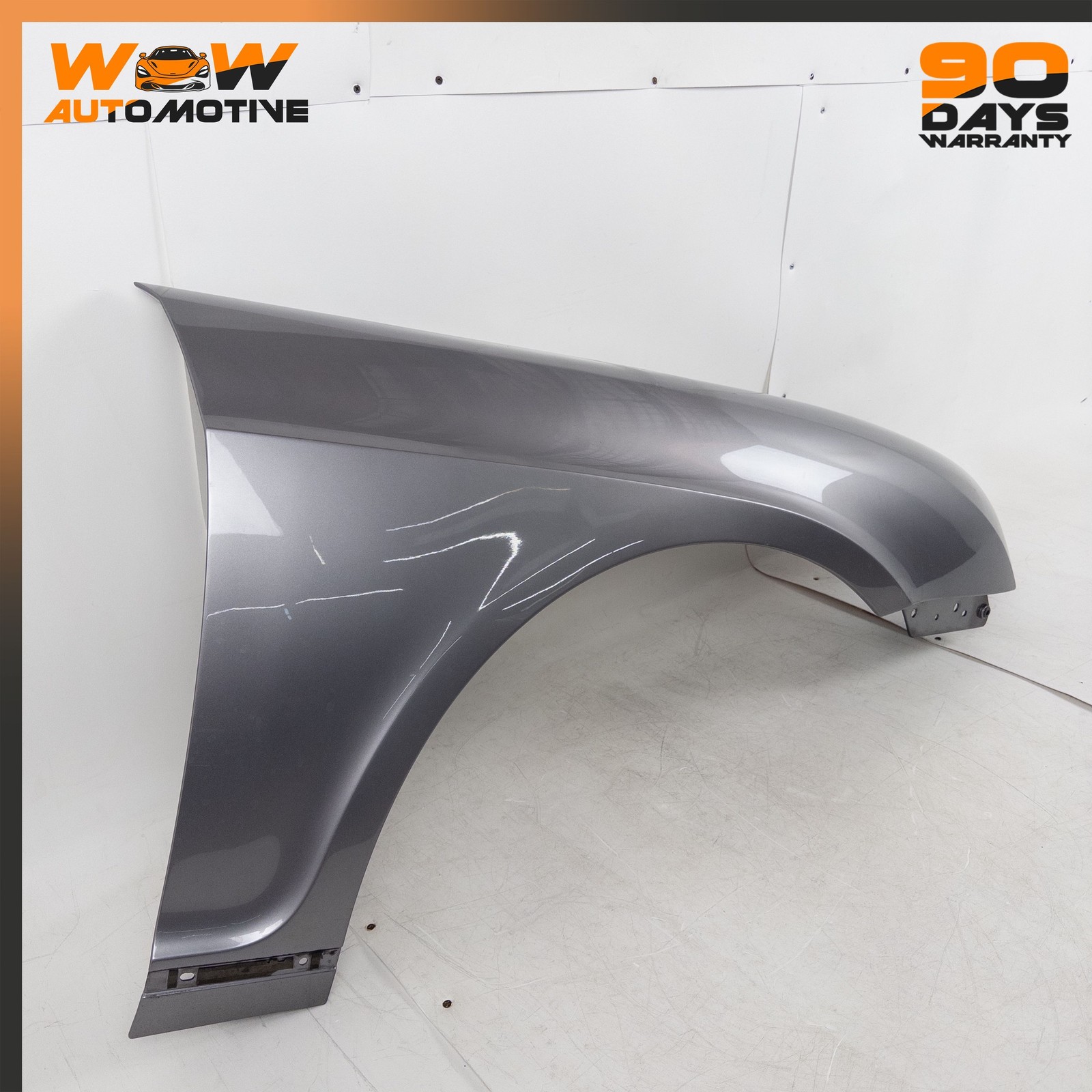 04-10 BENTLEY CONTINENTAL GT FRONTRIGHT PASSENGER SIDE FENDER ASSEMBLY SILVER OE