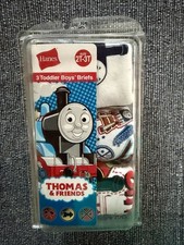 Vntg 2009 Thomas Train Toddle Underwear Boys Brief 2T 3T Haines Retro NIP 3 Pk