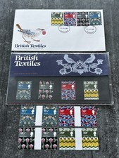 Royal Mail FDC | Pres. Pack | Extra Stamps | 137 - British Textiles (1982)