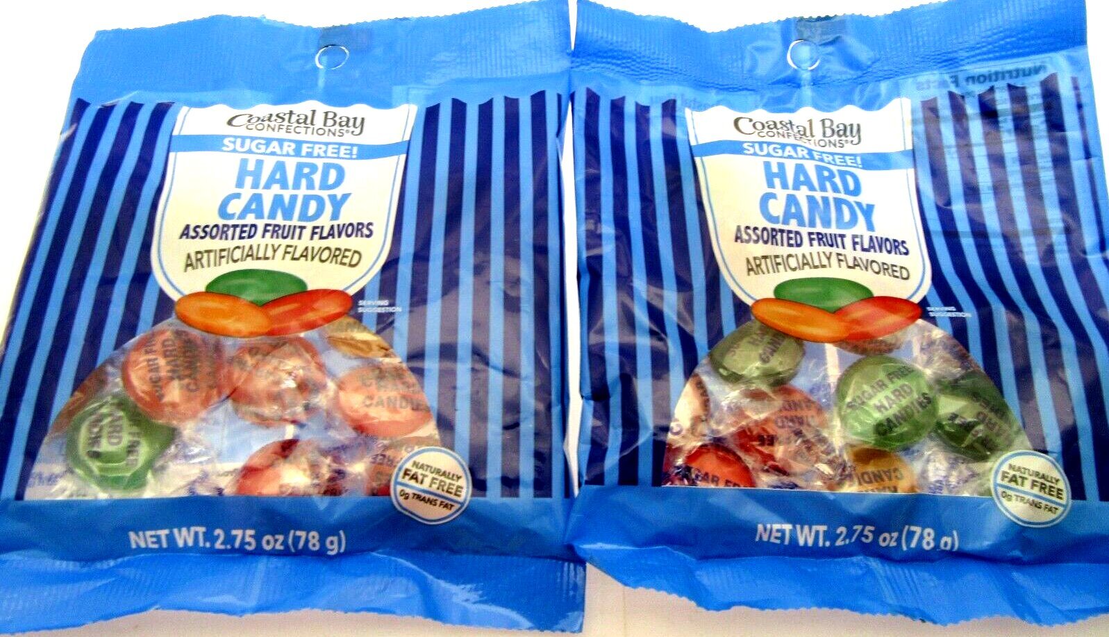 Assorted Fruit Sugar Free Coastal Bay Hard Candy 2.75oz bag Lot of 2 eBay