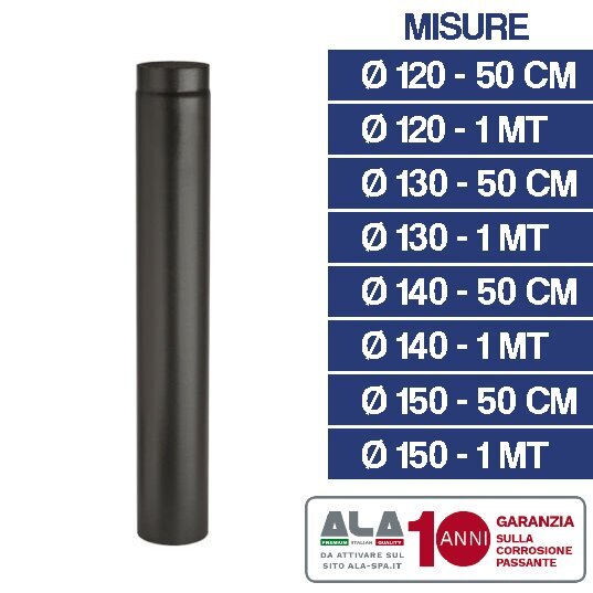 Raccordo Regolabile Per Canna Fumaria Gomito Regolabile Per Tubo Stufa A Legna Da 6 Pollici, Colore Nero - Singola Parete Accessorio Per Installazione - Foto 3