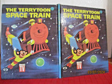 Barbara Waring TERRYTOON SPACE TRAIN Irv Gersen HC 1963 TV tie-in MIGHTY MOUSE